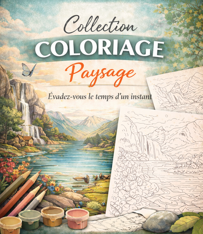 Collection Coloriage Paysage à Imprimer (PDF)