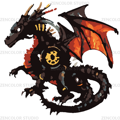 Le dragon d'acier aux ailes de bronze