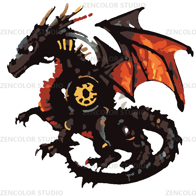 Le dragon d'acier aux ailes de bronze