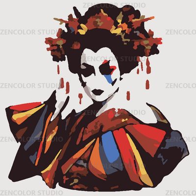 Masque de nuit, kimono ardent