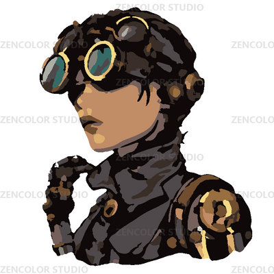 Lunettes d'acier, regard de braise