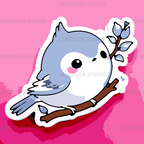 Oiseau en mélodie – Coloriage numéroté à imprimer PDF