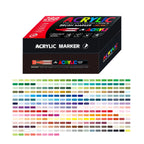 Set de Marqueurs Acryliques Pointe Pinceau 12 à 366 Couleurs
