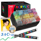 Set de Marqueurs Acryliques Pointe Pinceau 12 à 366 Couleurs
