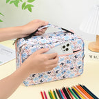 Trousse à Crayons 300 Compartiments – Grande Capacité Aesthetic pour Stylos, Marqueurs ( Trousse vide)