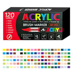 Set de Marqueurs Acryliques Pointe Pinceau 12 à 366 Couleurs