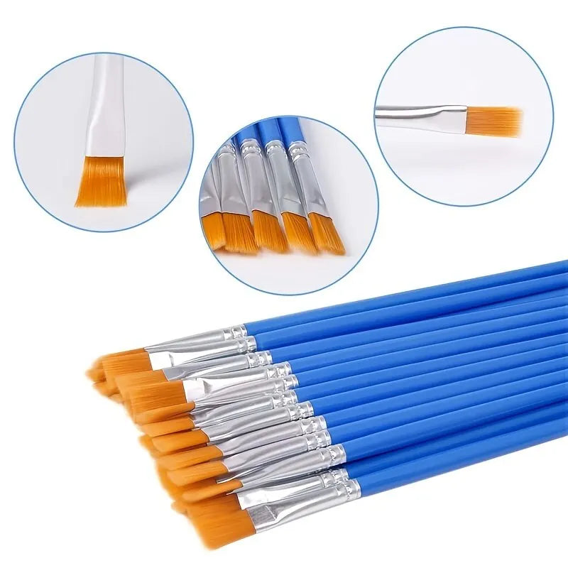 Set de 20 Pinceaux de Peinture Multifonctions