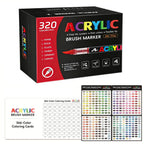 Set de Marqueurs Acryliques Pointe Pinceau 12 à 366 Couleurs