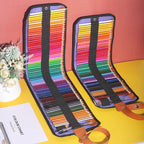 Set de Crayons de Couleur 50/72 Pièces avec Étui en Toile Enroulable