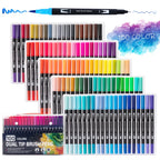 Set de 120 Feutres Aquarelle Double Pointe